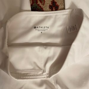 athleta white leggings